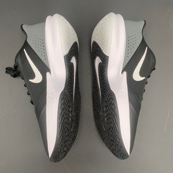 Nike Precision VII Basketball Shoes Black White Iron Grey FN4322-005 Mens 9 main image 7